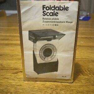 Foldable Scale KL-3 Compact Kitchen Scale - Black